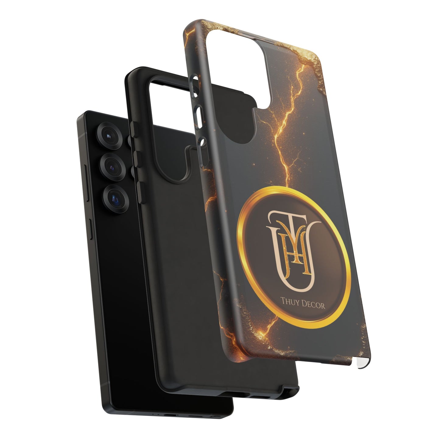 Black & Gold Luxurious Thuy Decor Brand Cover Phone Case