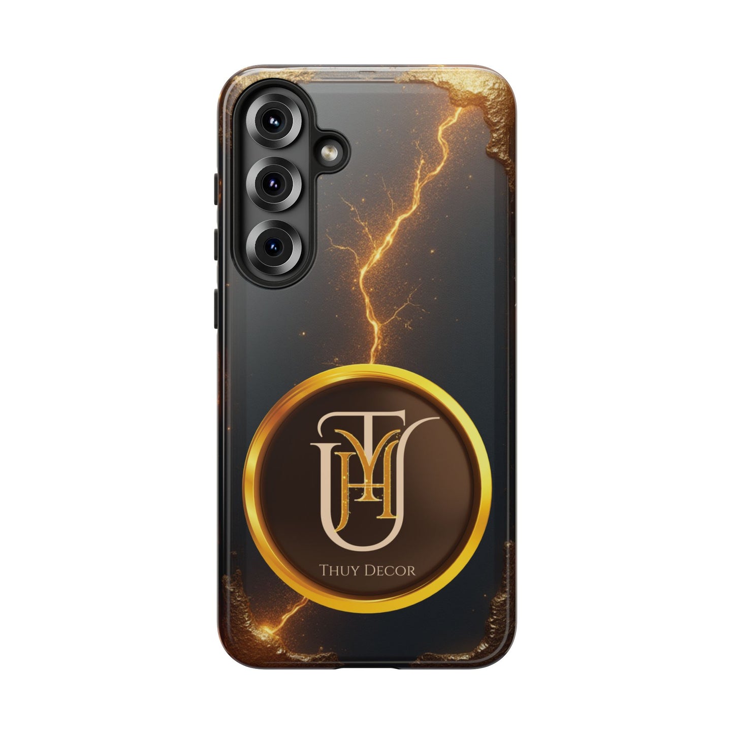 Black & Gold Luxurious Thuy Decor Brand Cover Phone Case