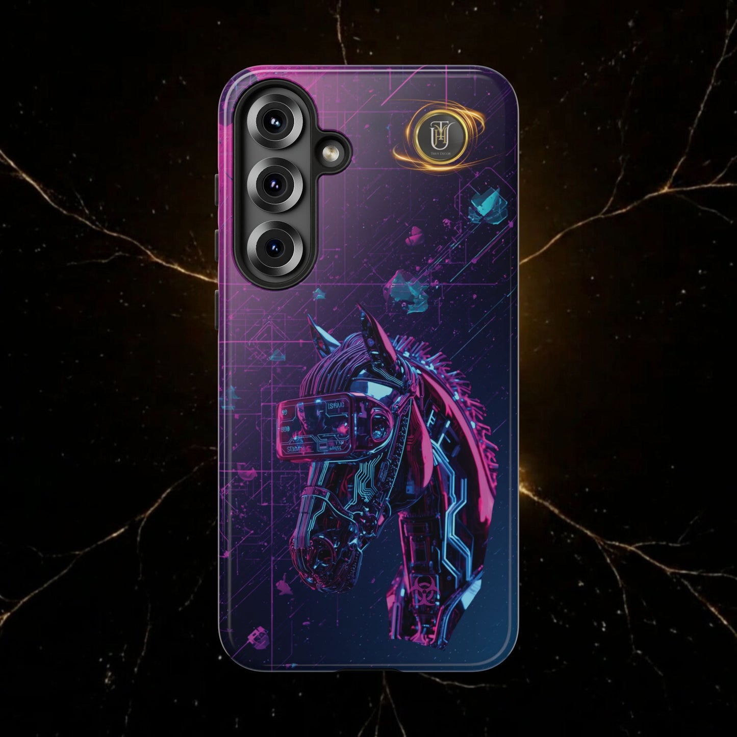Cyber Lunar Horse Tough Case — Quantum P Phone Cover