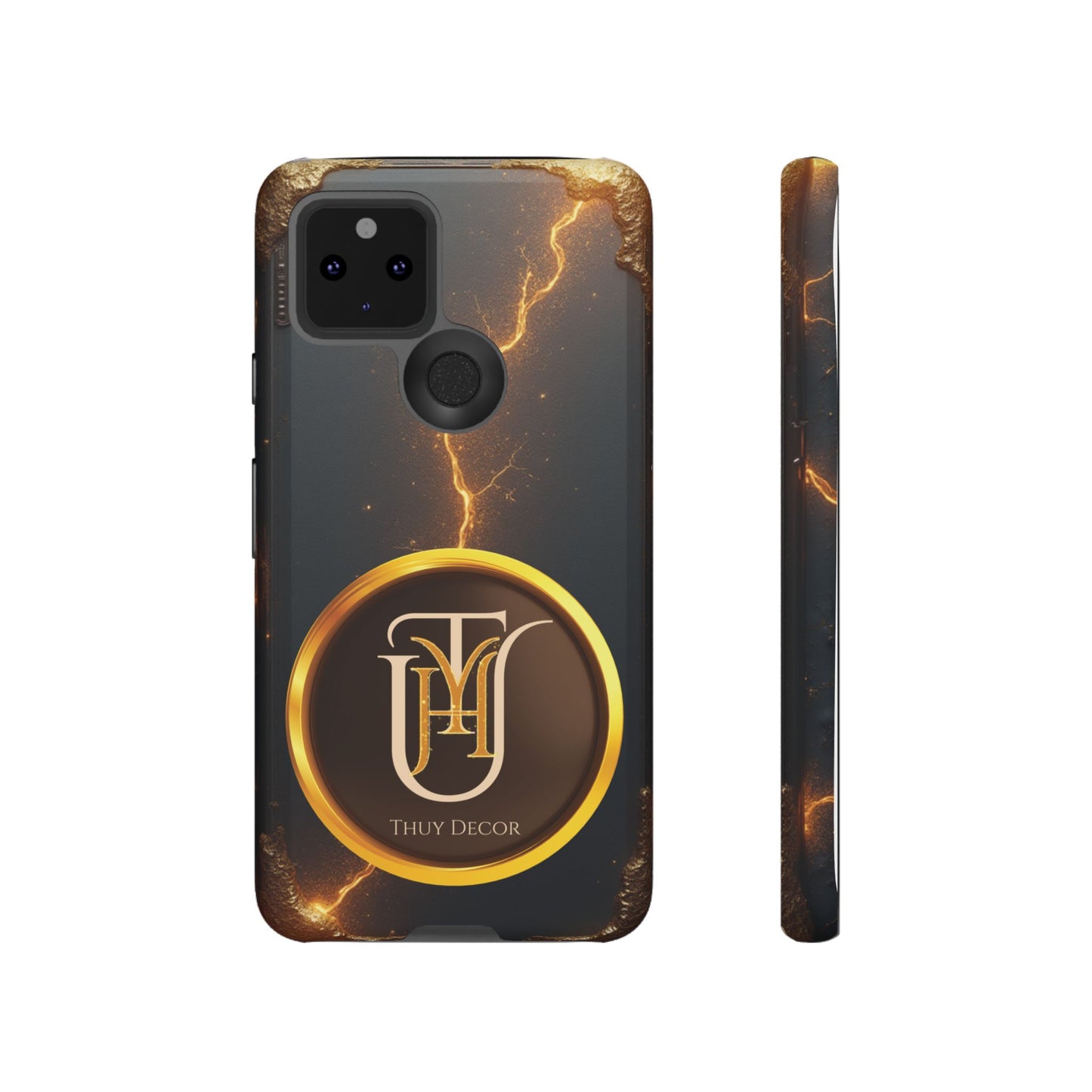 Black & Gold Luxurious Thuy Decor Brand Cover Phone Case