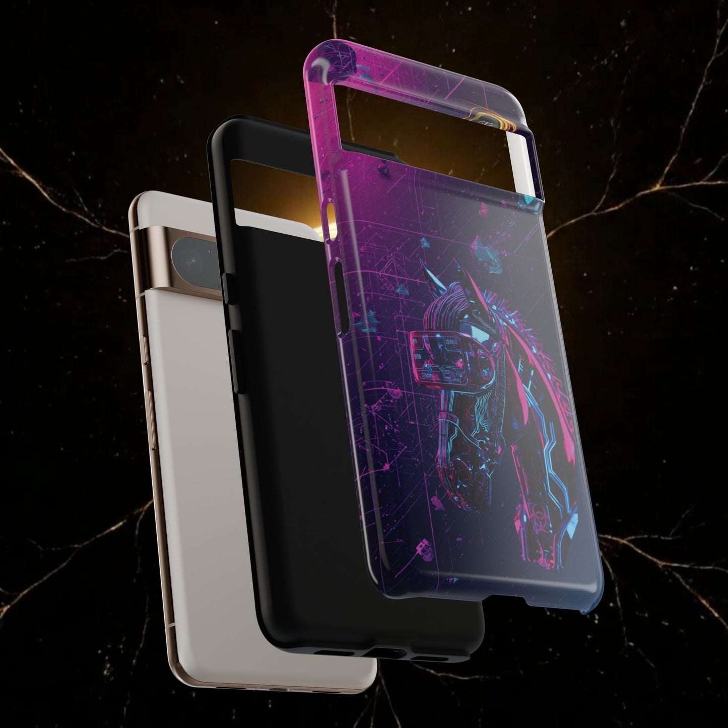 Cyber Lunar Horse Tough Case — Quantum P Phone Cover