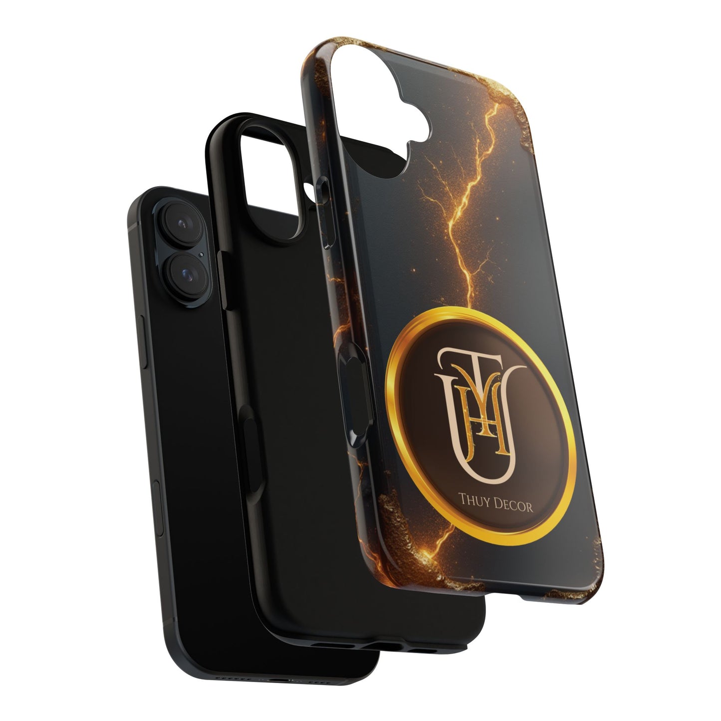Black & Gold Luxurious Thuy Decor Brand Cover Phone Case