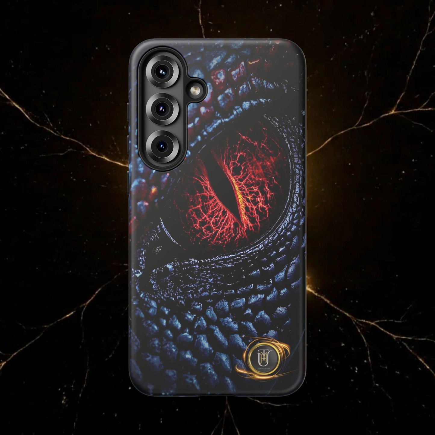 Evil Dragon Eye Phone Case — 'It Looks at You' Protective Cover