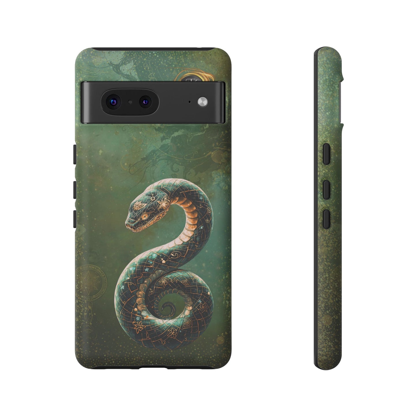 Lunar Snake Phone Case — Eternity Serpent Design
