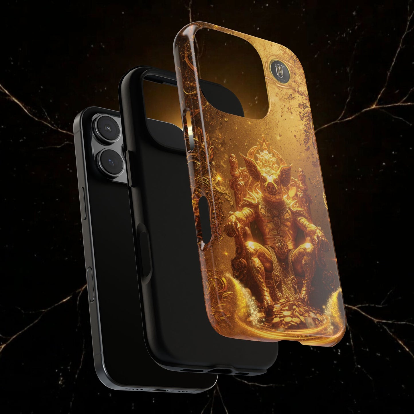 Lunar Pig Zodiac Phone Case — Fortune Totem for Wealth & Protection