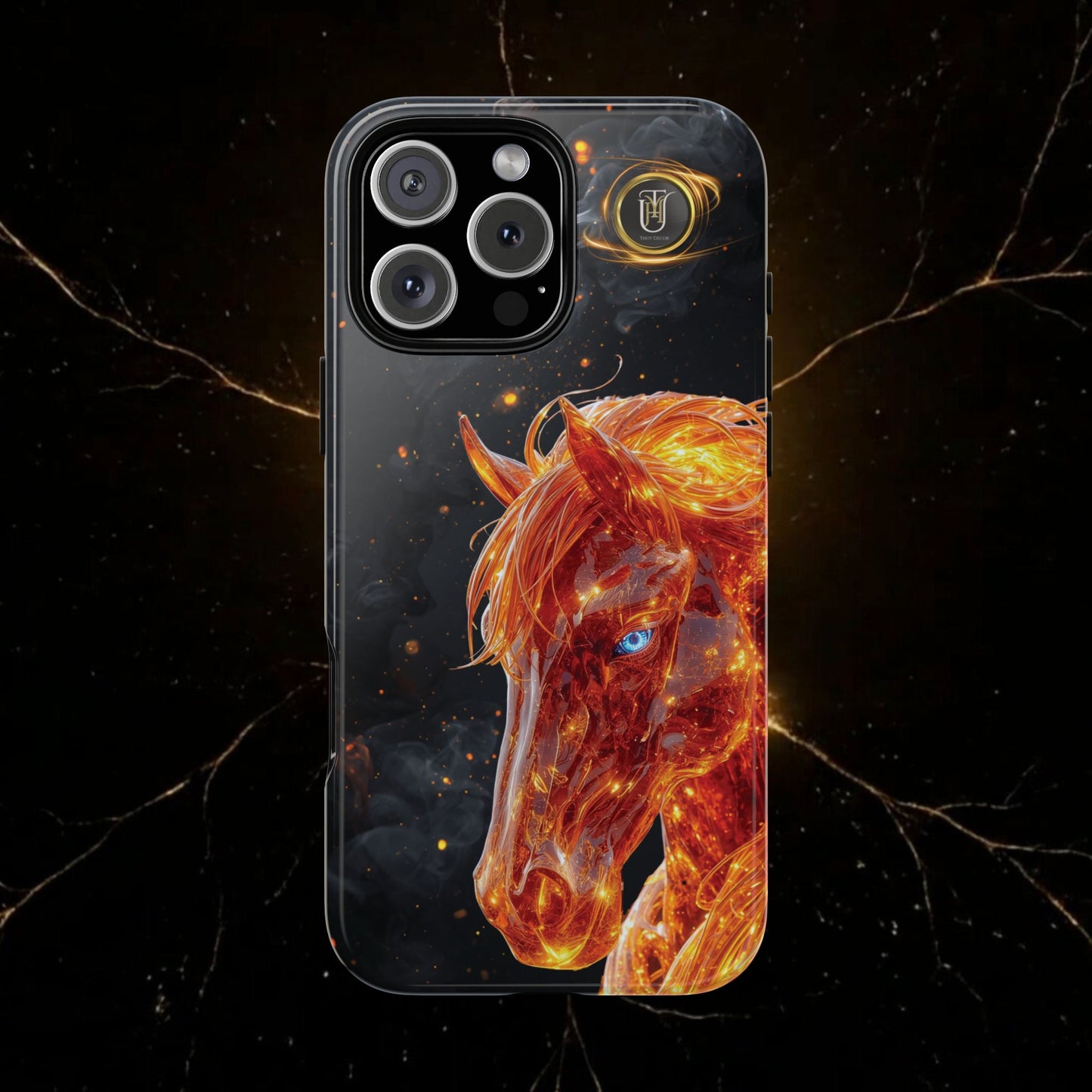Lunar Horse 2026 Phone Case — Fiery Lucky Charm