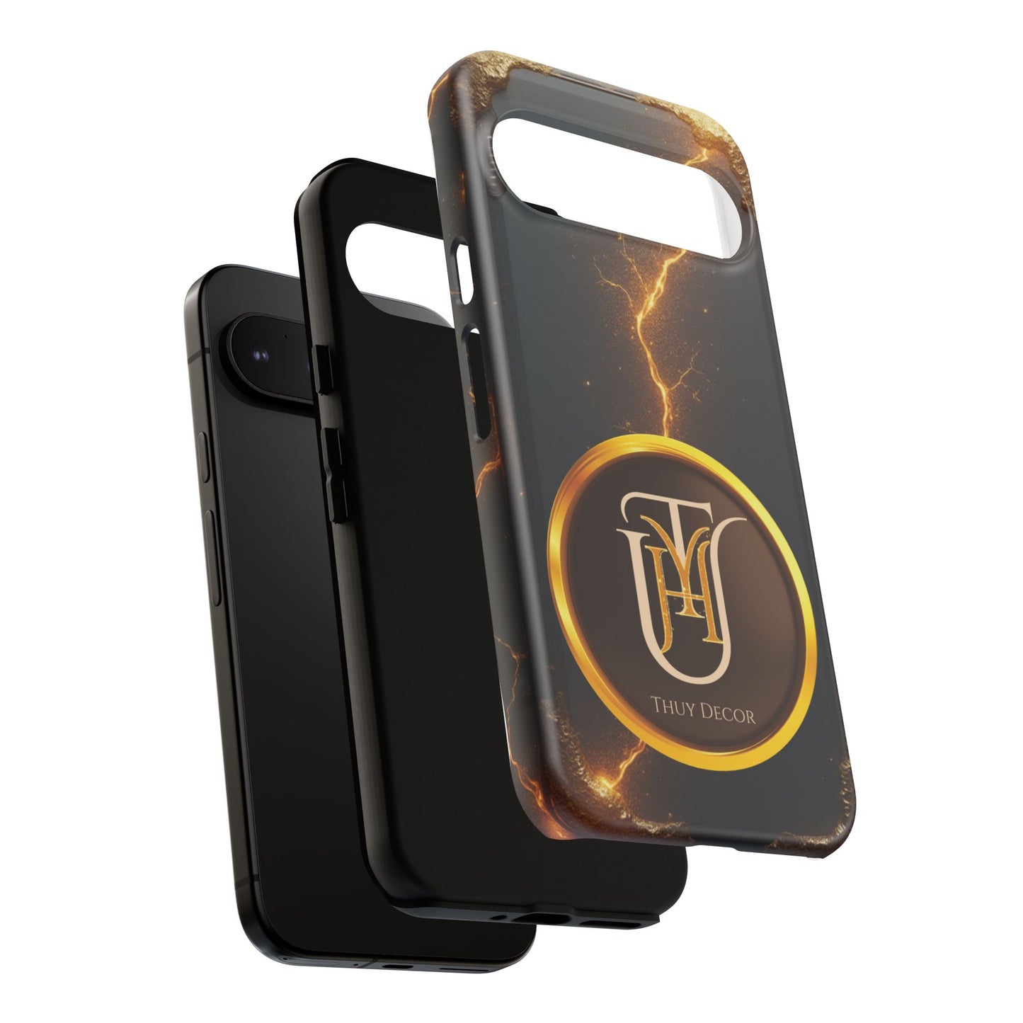 Black & Gold Luxurious Thuy Decor Brand Cover Phone Case