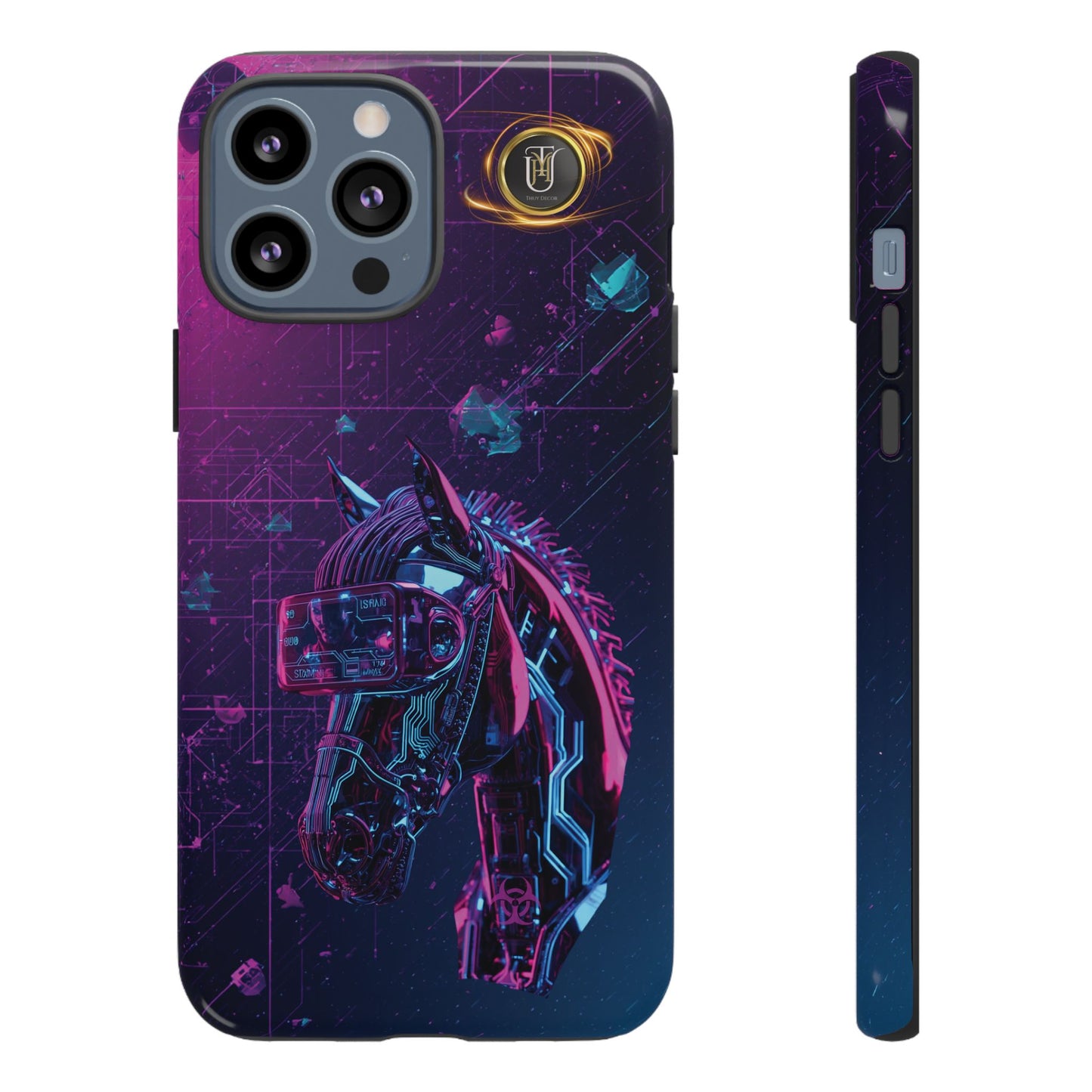 Cyber Lunar Horse Tough Case — Quantum P Phone Cover