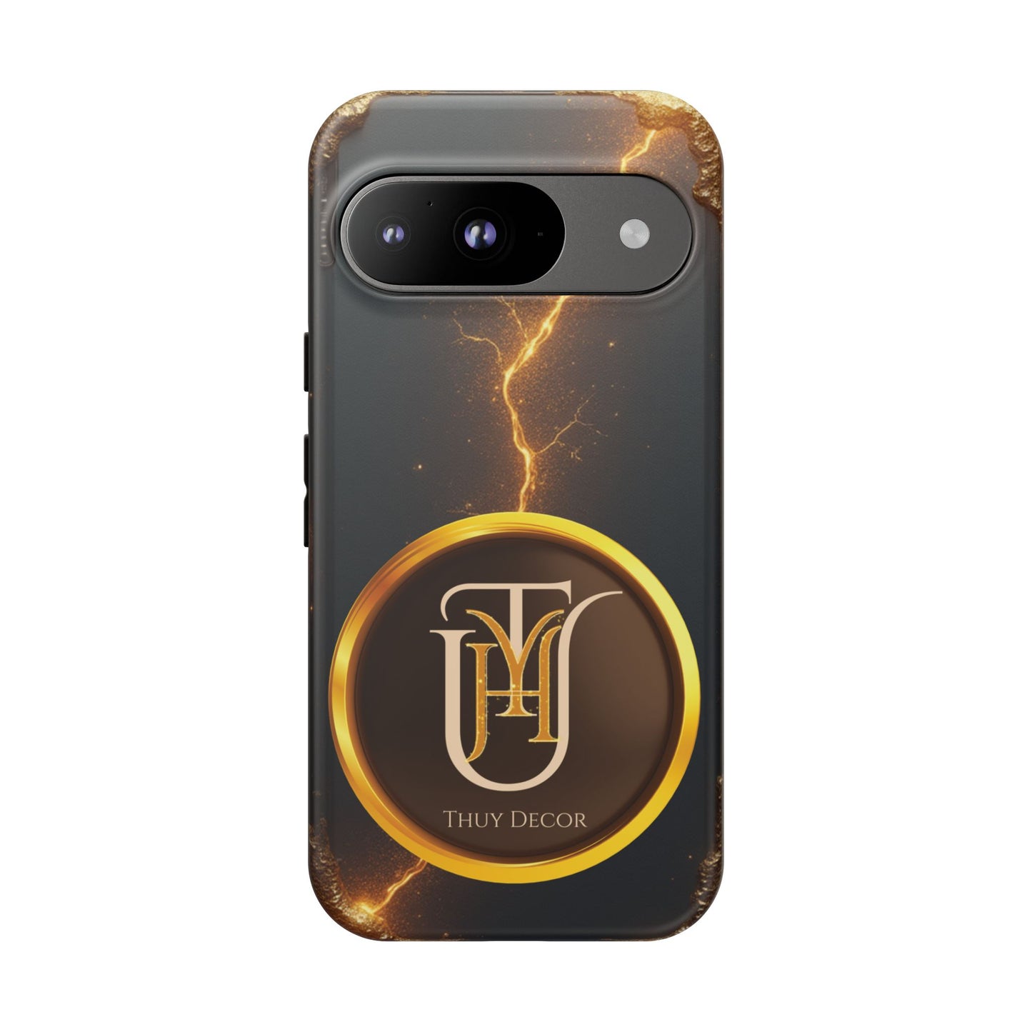 Black & Gold Luxurious Thuy Decor Brand Cover Phone Case