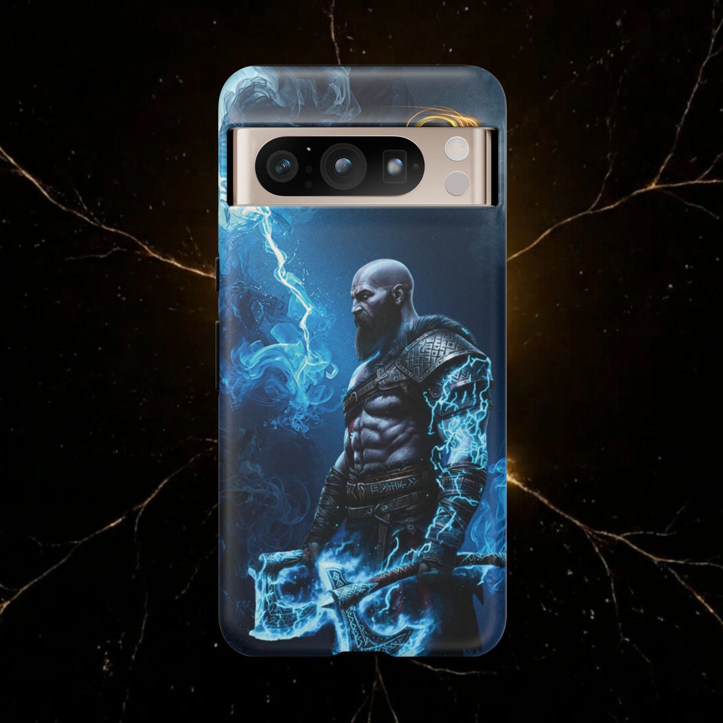 Norse Warrior Phone Case — Viking Shield & Helmet Tough Cover