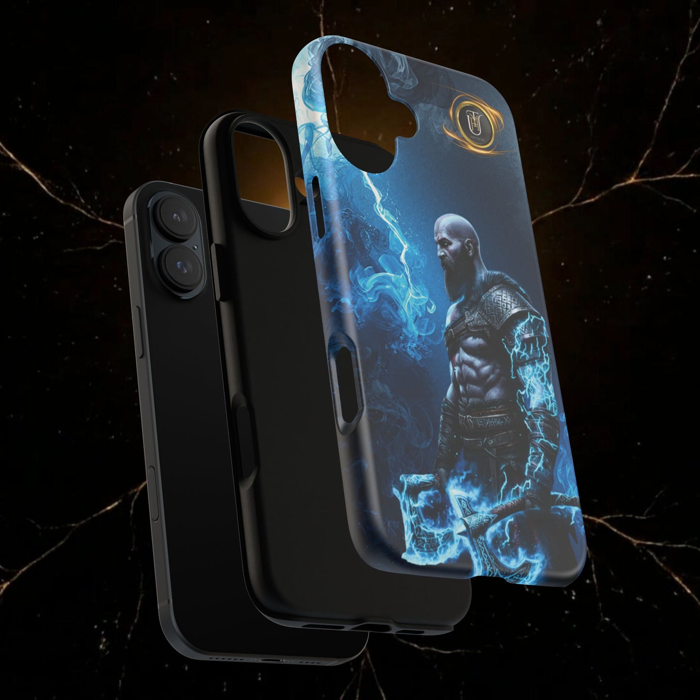 Norse Warrior Phone Case — Viking Shield & Helmet Tough Cover