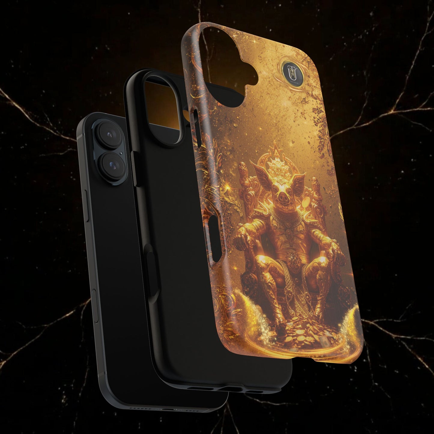 Lunar Pig Zodiac Phone Case — Fortune Totem for Wealth & Protection