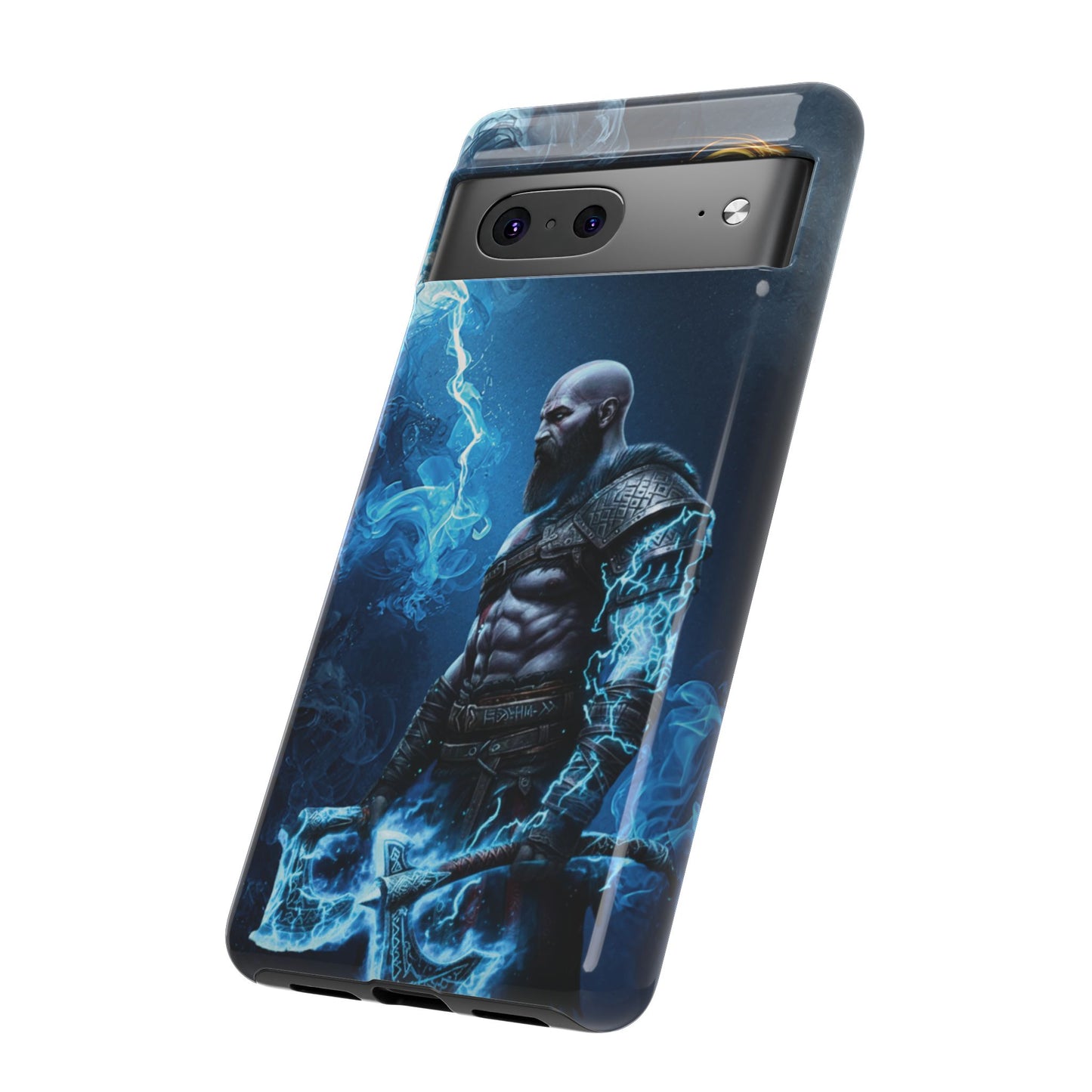 Norse Warrior Phone Case — Viking Shield & Helmet Tough Cover