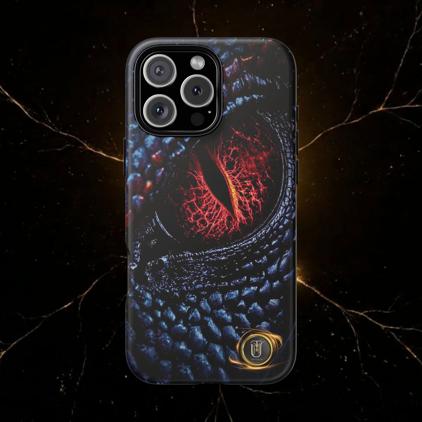 Evil Dragon Eye Phone Case — 'It Looks at You' Protective Cover