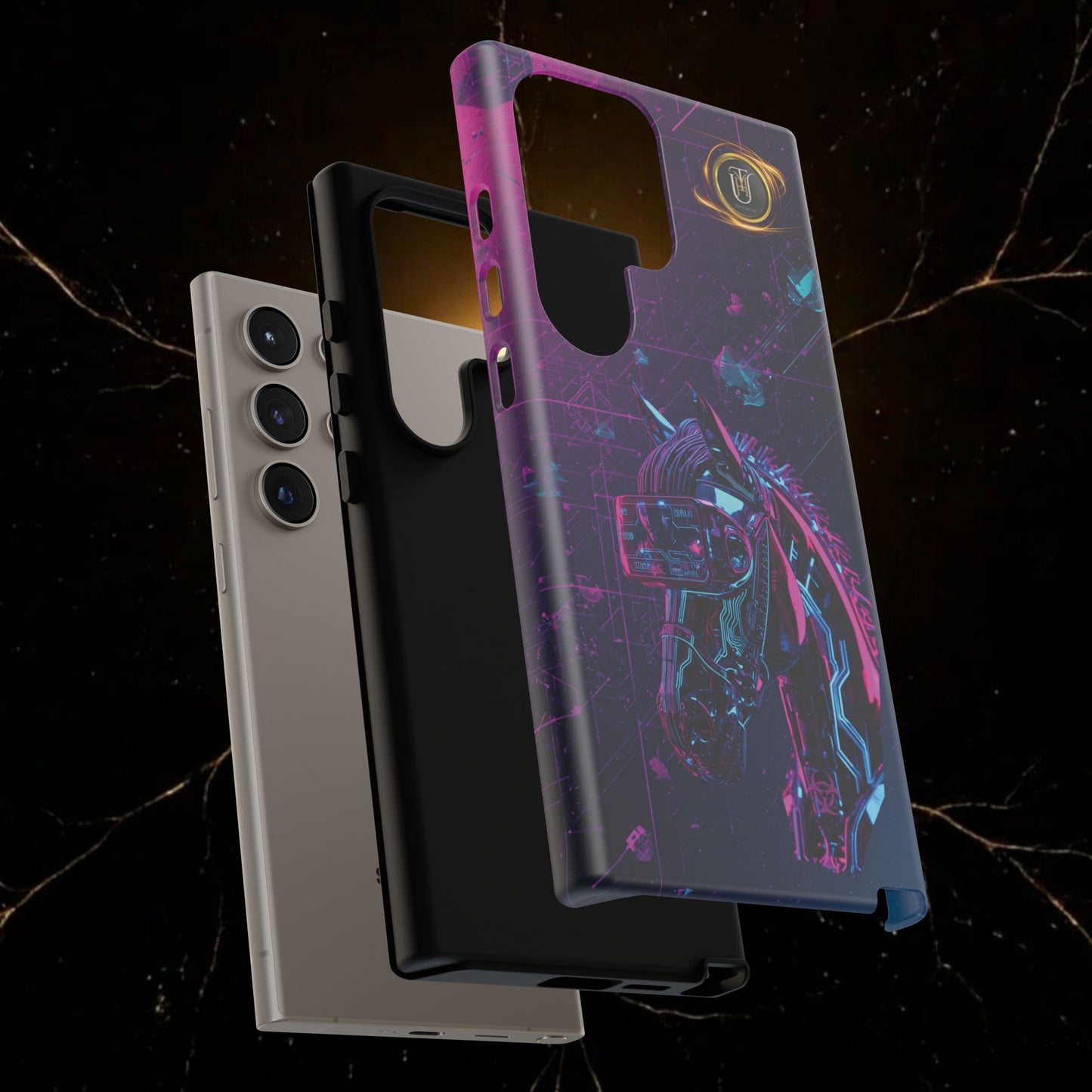 Cyber Lunar Horse Tough Case — Quantum P Phone Cover
