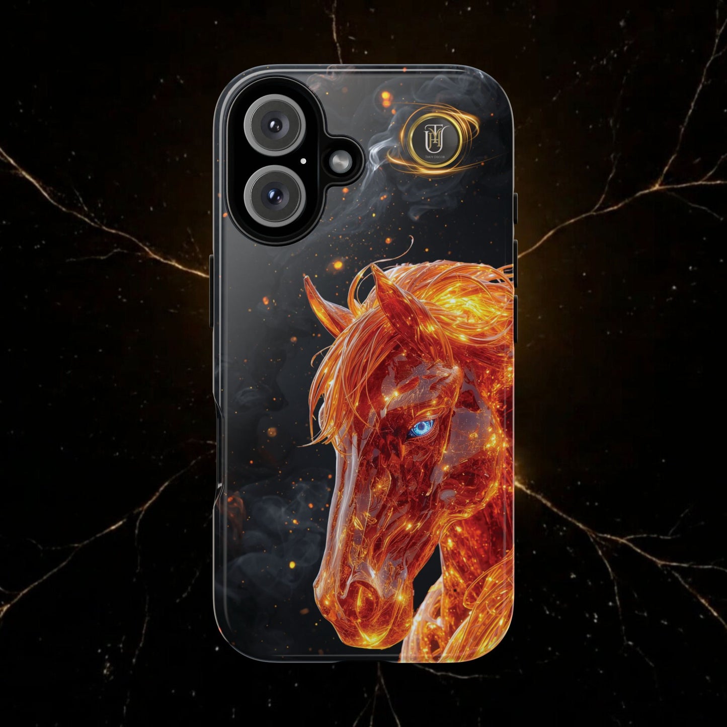 Lunar Horse 2026 Phone Case — Fiery Lucky Charm
