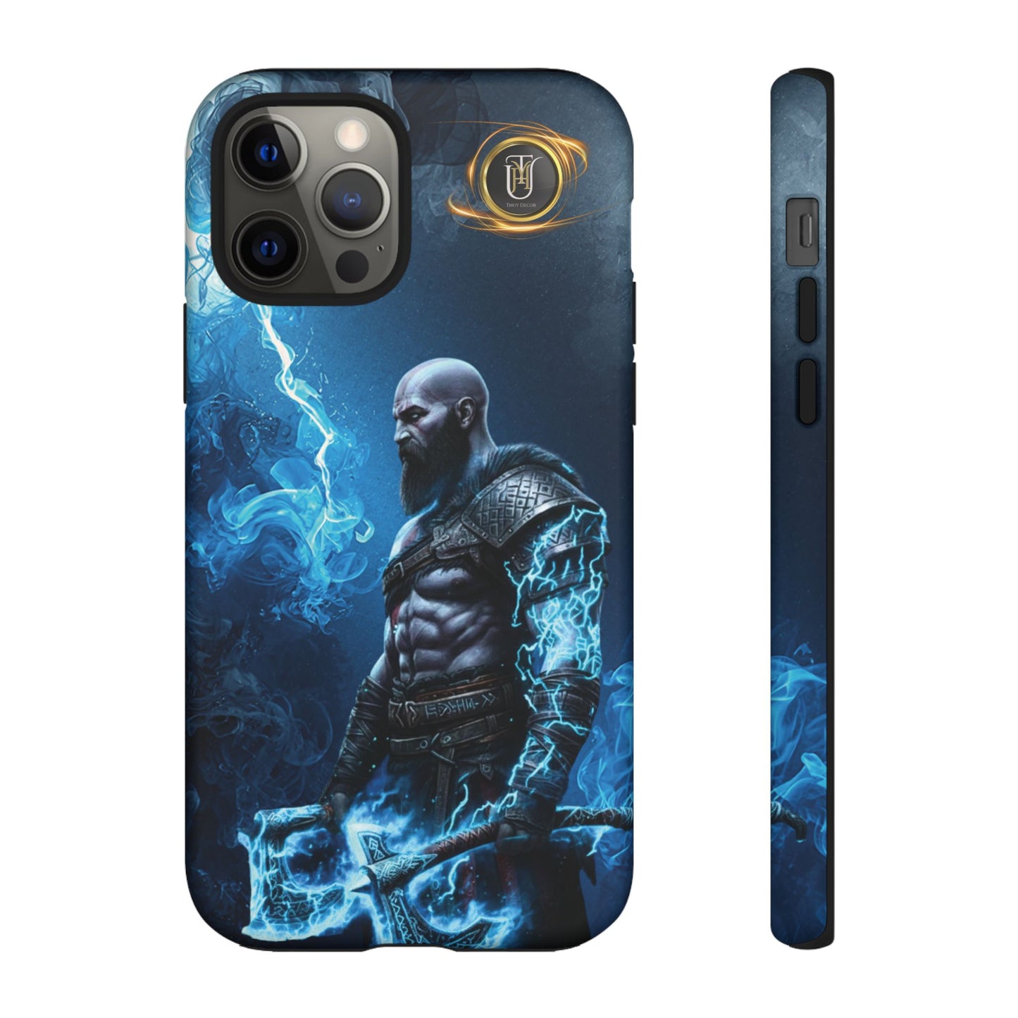 Norse Warrior Phone Case — Viking Shield & Helmet Tough Cover