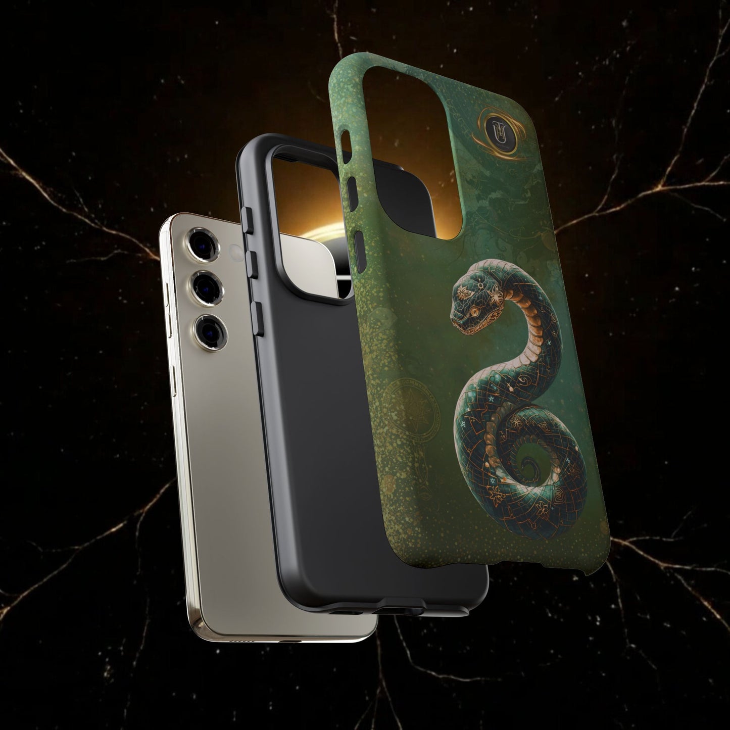 Lunar Snake Phone Case — Eternity Serpent Design