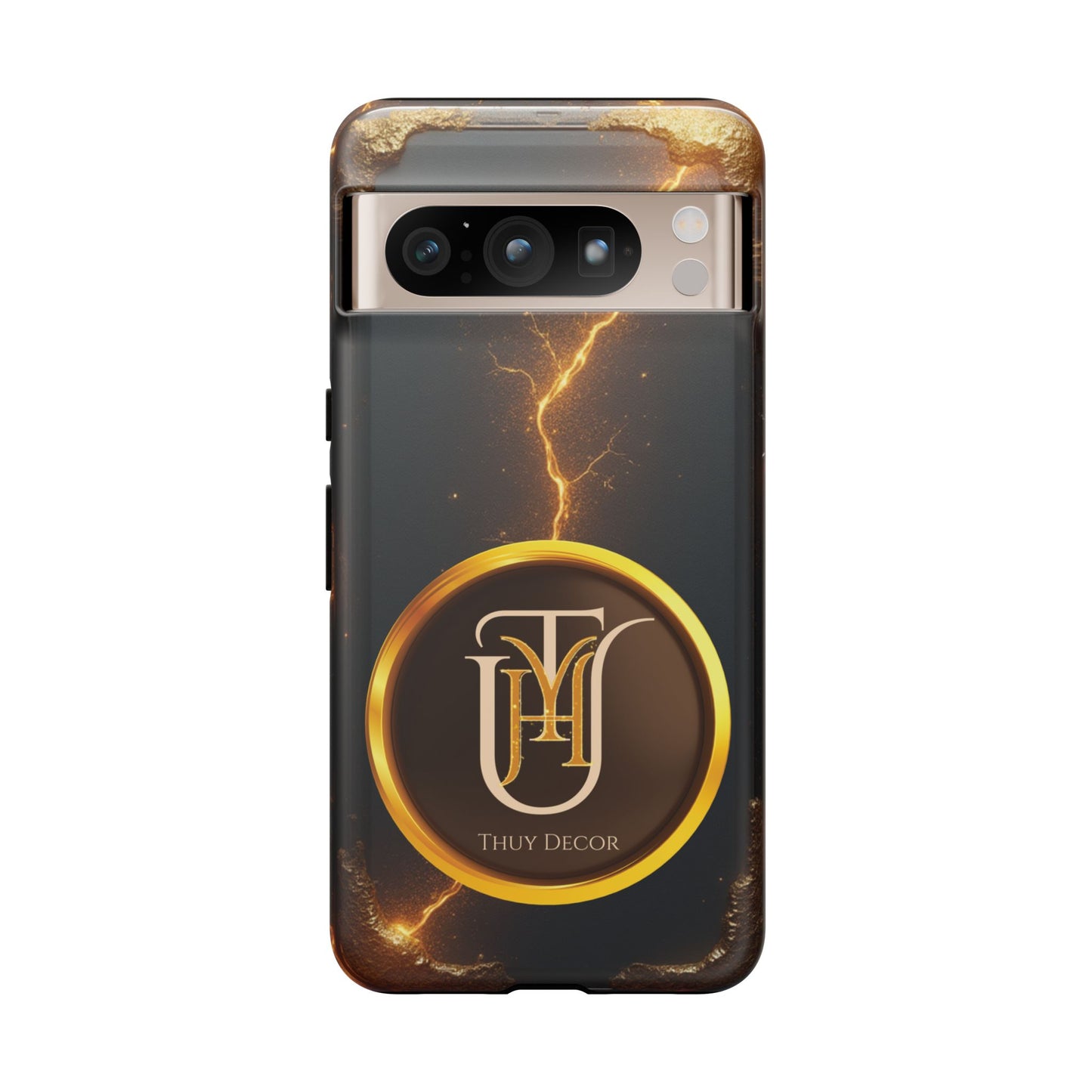 Black & Gold Luxurious Thuy Decor Brand Cover Phone Case