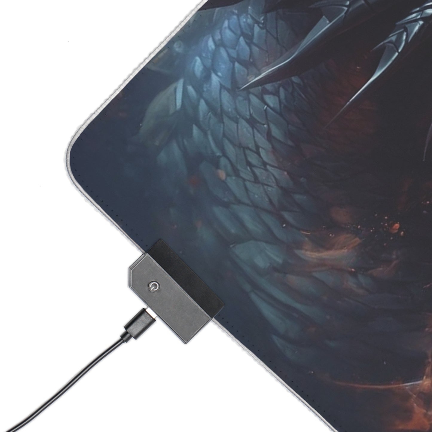 Lady Dragon & Dragon LED Gaming Mouse Pad
