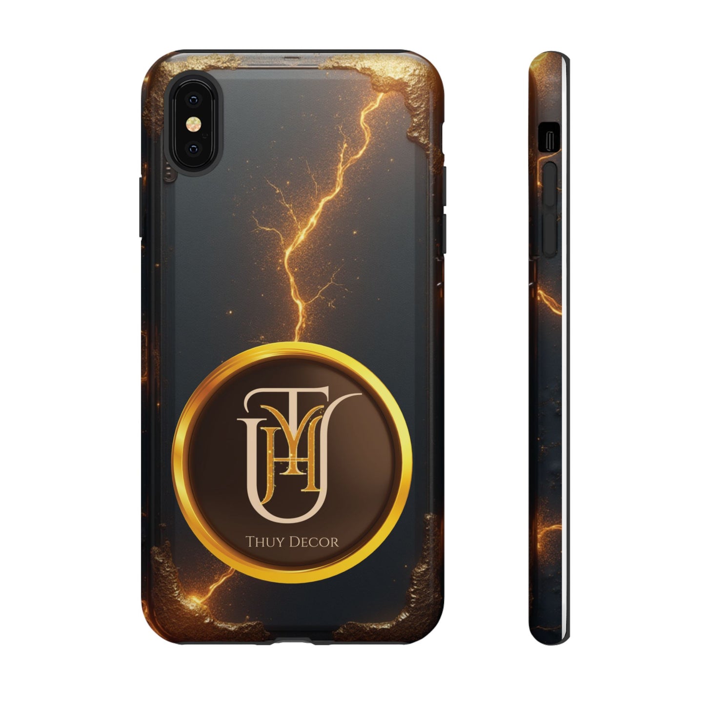Black & Gold Luxurious Thuy Decor Brand Cover Phone Case