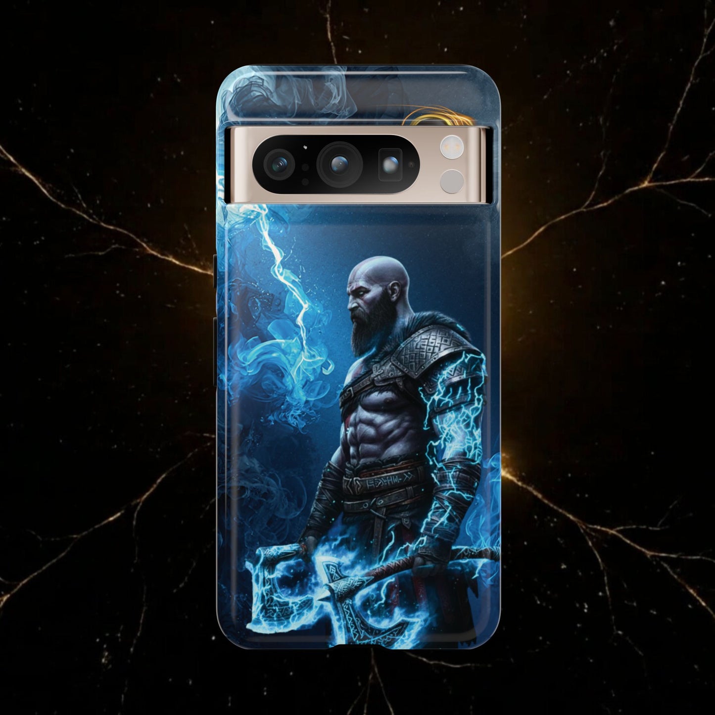 Norse Warrior Phone Case — Viking Shield & Helmet Tough Cover
