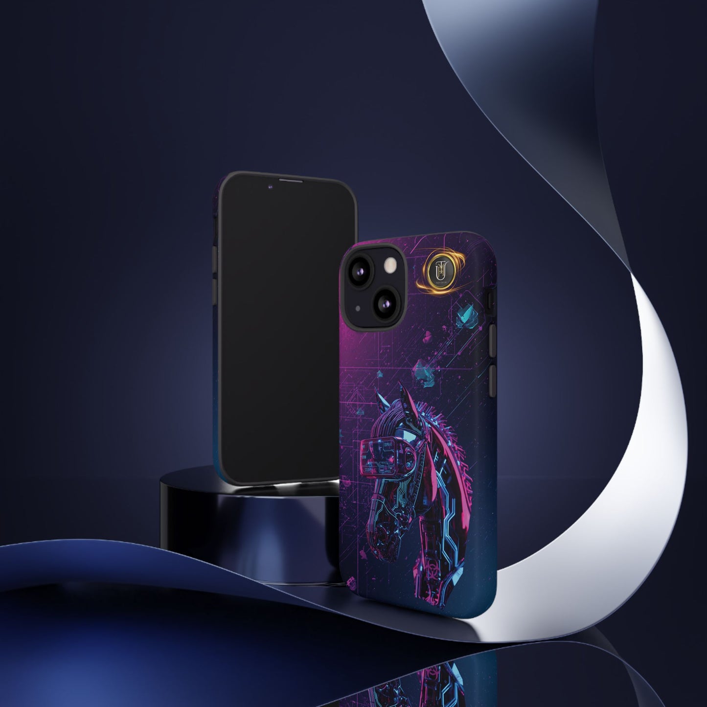 Cyber Lunar Horse Tough Case — Quantum P Phone Cover