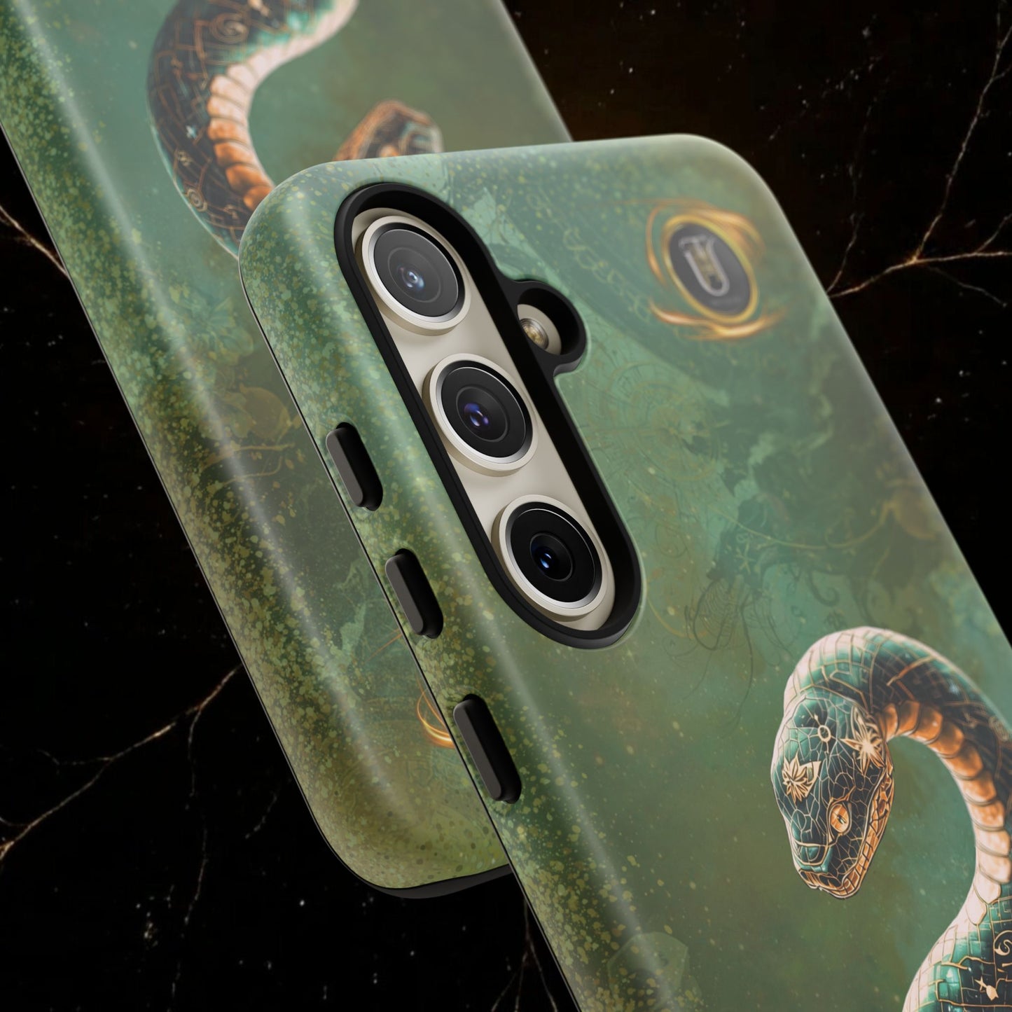 Lunar Snake Phone Case — Eternity Serpent Design