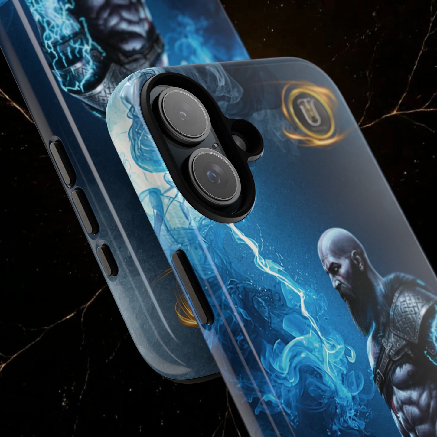 Norse Warrior Phone Case — Viking Shield & Helmet Tough Cover
