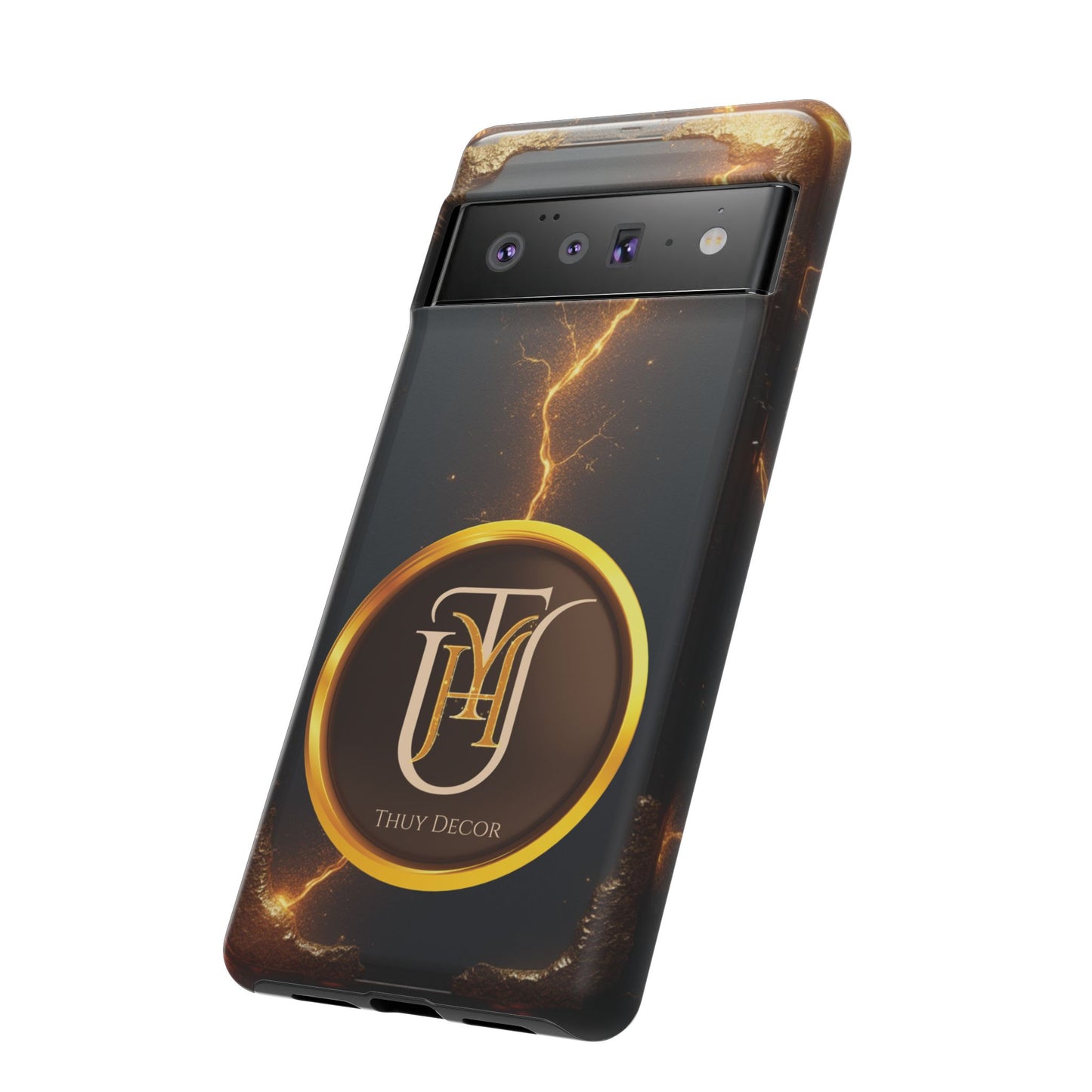 Black & Gold Luxurious Thuy Decor Brand Cover Phone Case
