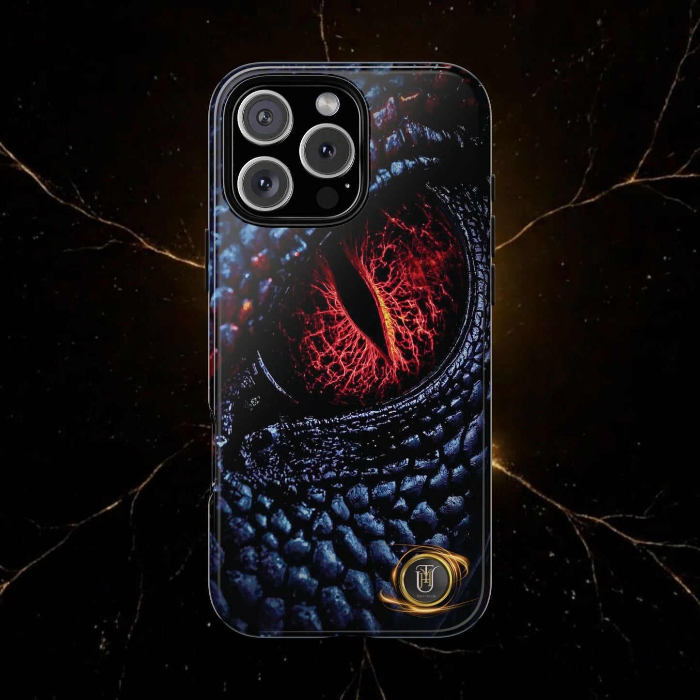Evil Dragon Eye Phone Case — 'It Looks at You' Protective Cover