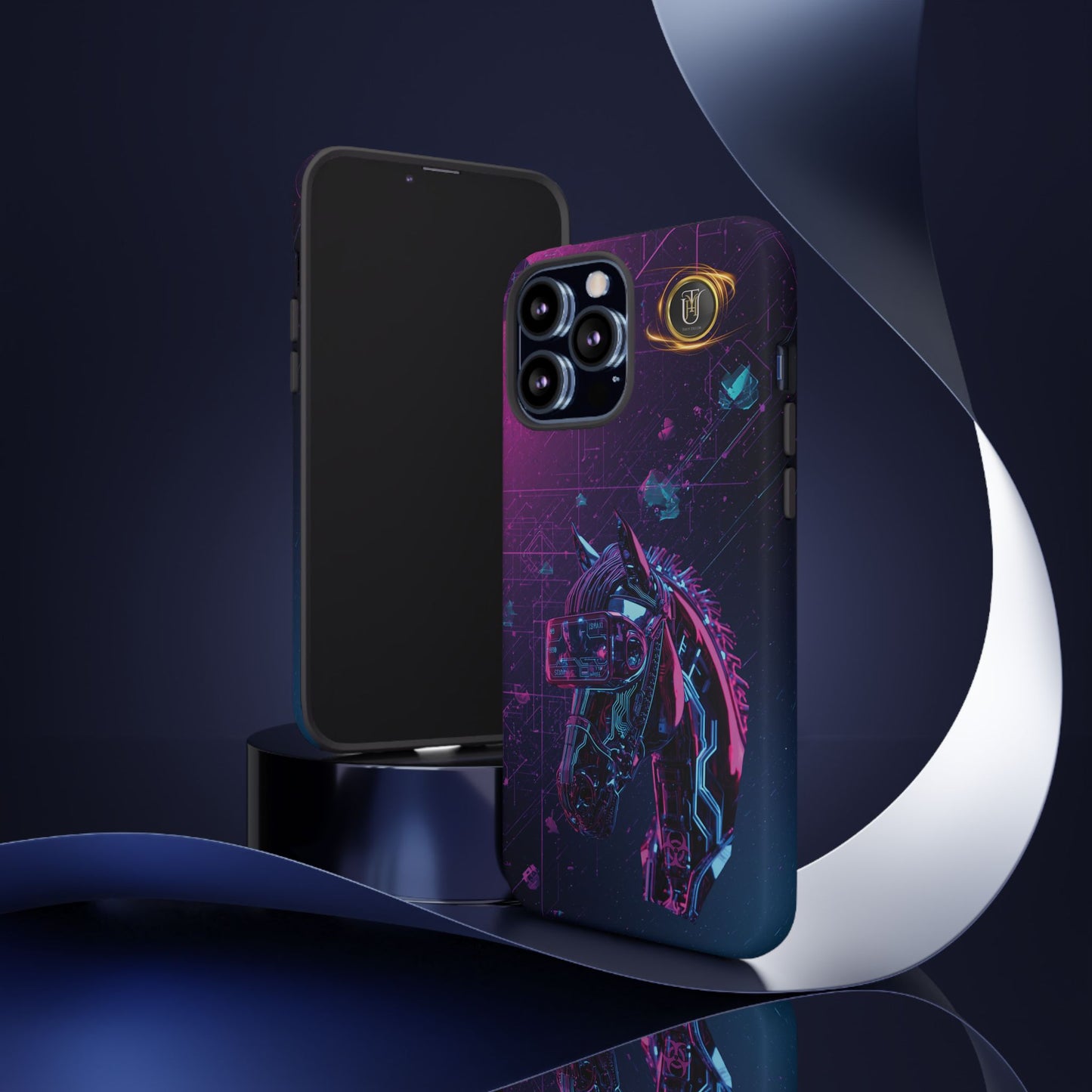 Cyber Lunar Horse Tough Case — Quantum P Phone Cover