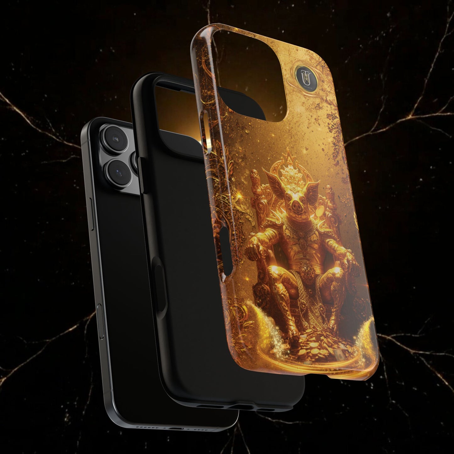 Lunar Pig Zodiac Phone Case — Fortune Totem for Wealth & Protection