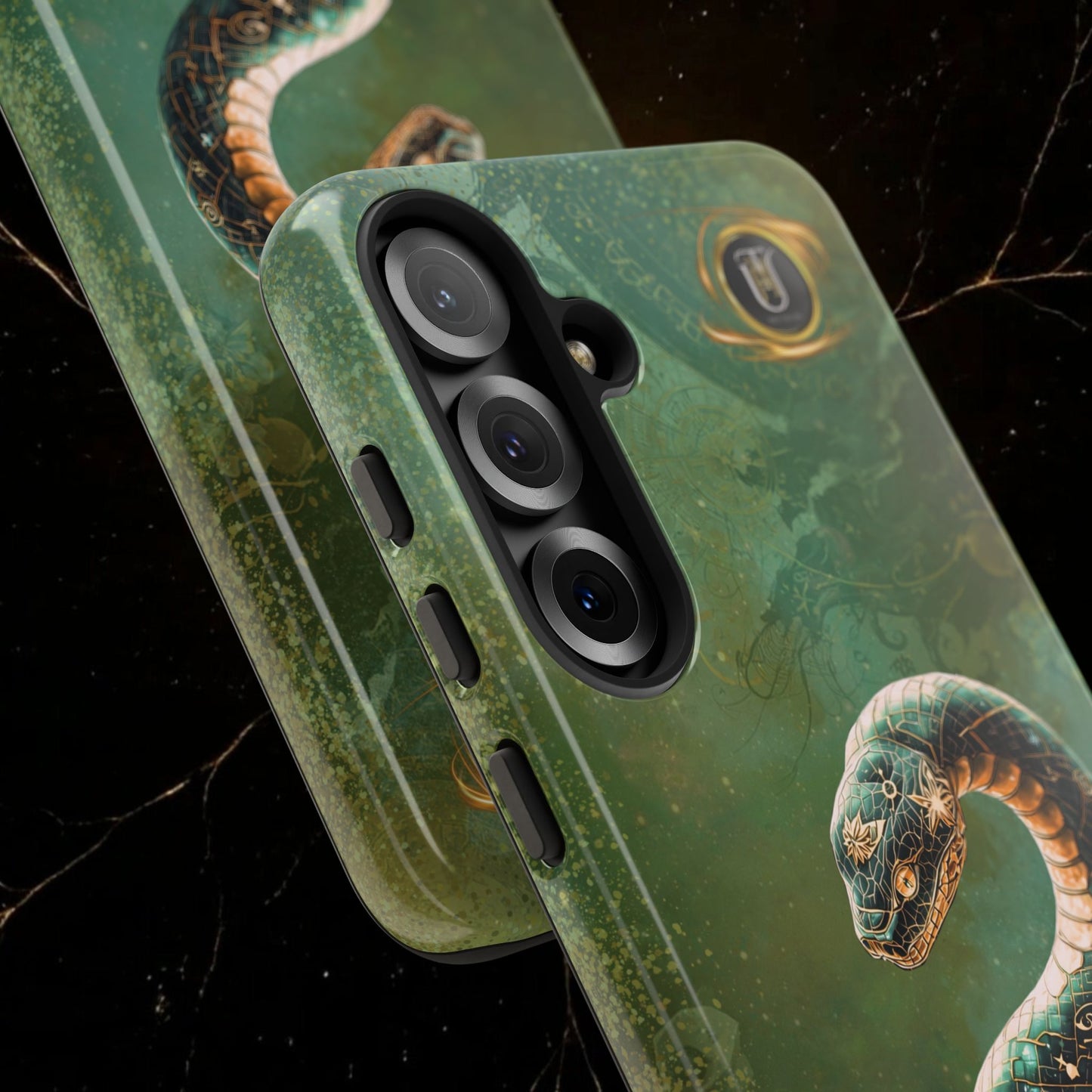 Lunar Snake Phone Case — Eternity Serpent Design