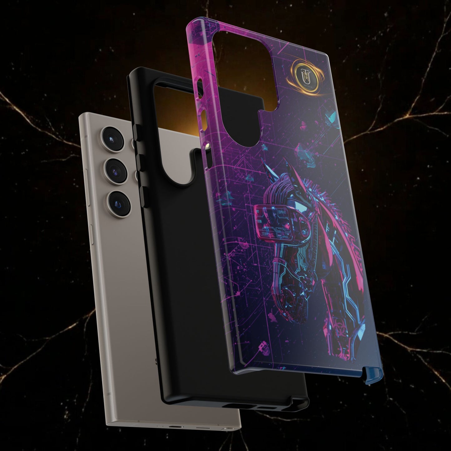 Cyber Lunar Horse Tough Case — Quantum P Phone Cover