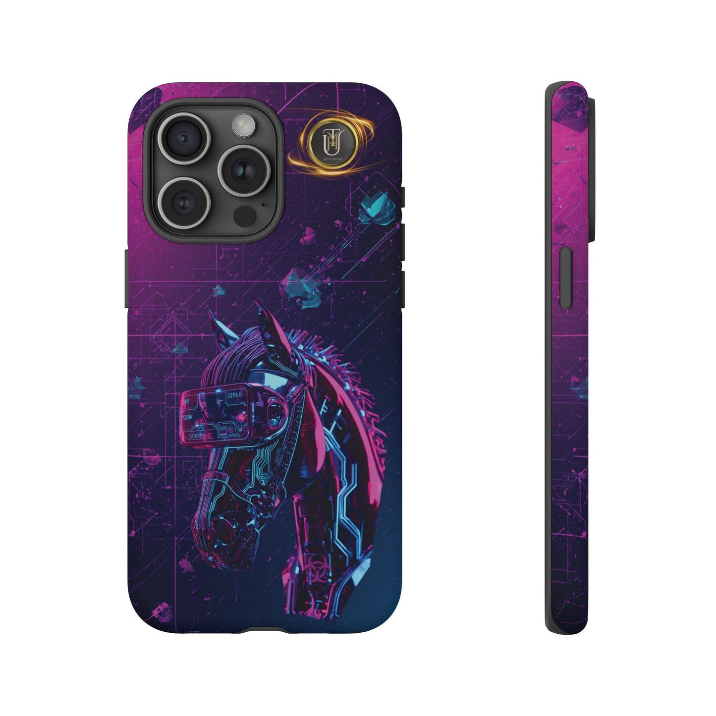 Cyber Lunar Horse Tough Case — Quantum P Phone Cover