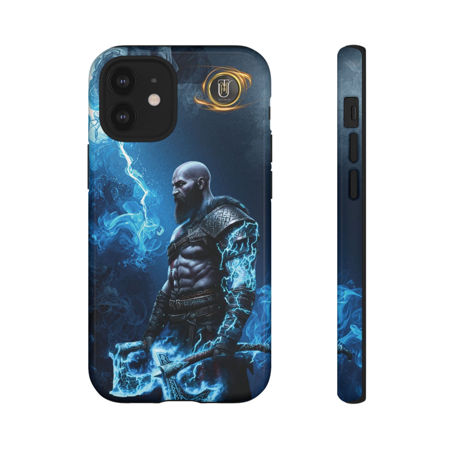 Norse Warrior Phone Case — Viking Shield & Helmet Tough Cover