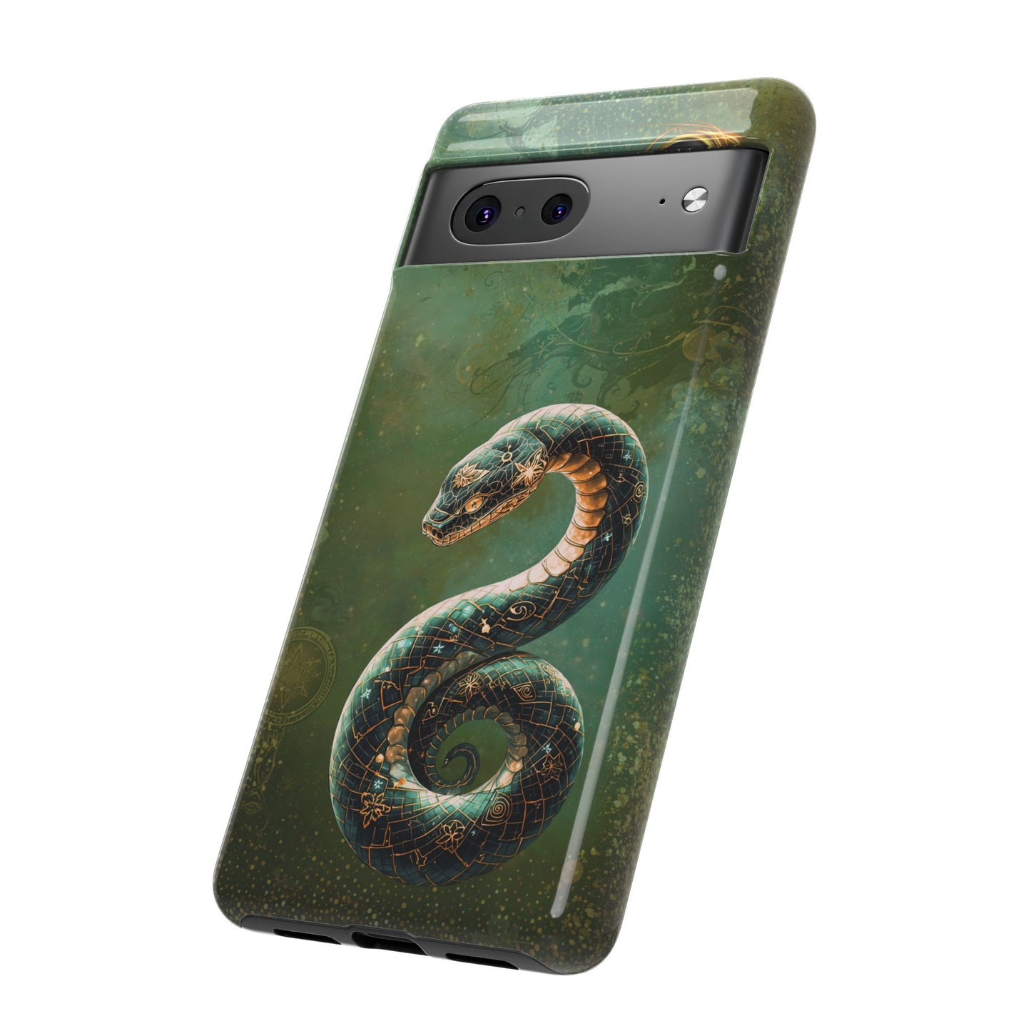 Lunar Snake Phone Case — Eternity Serpent Design
