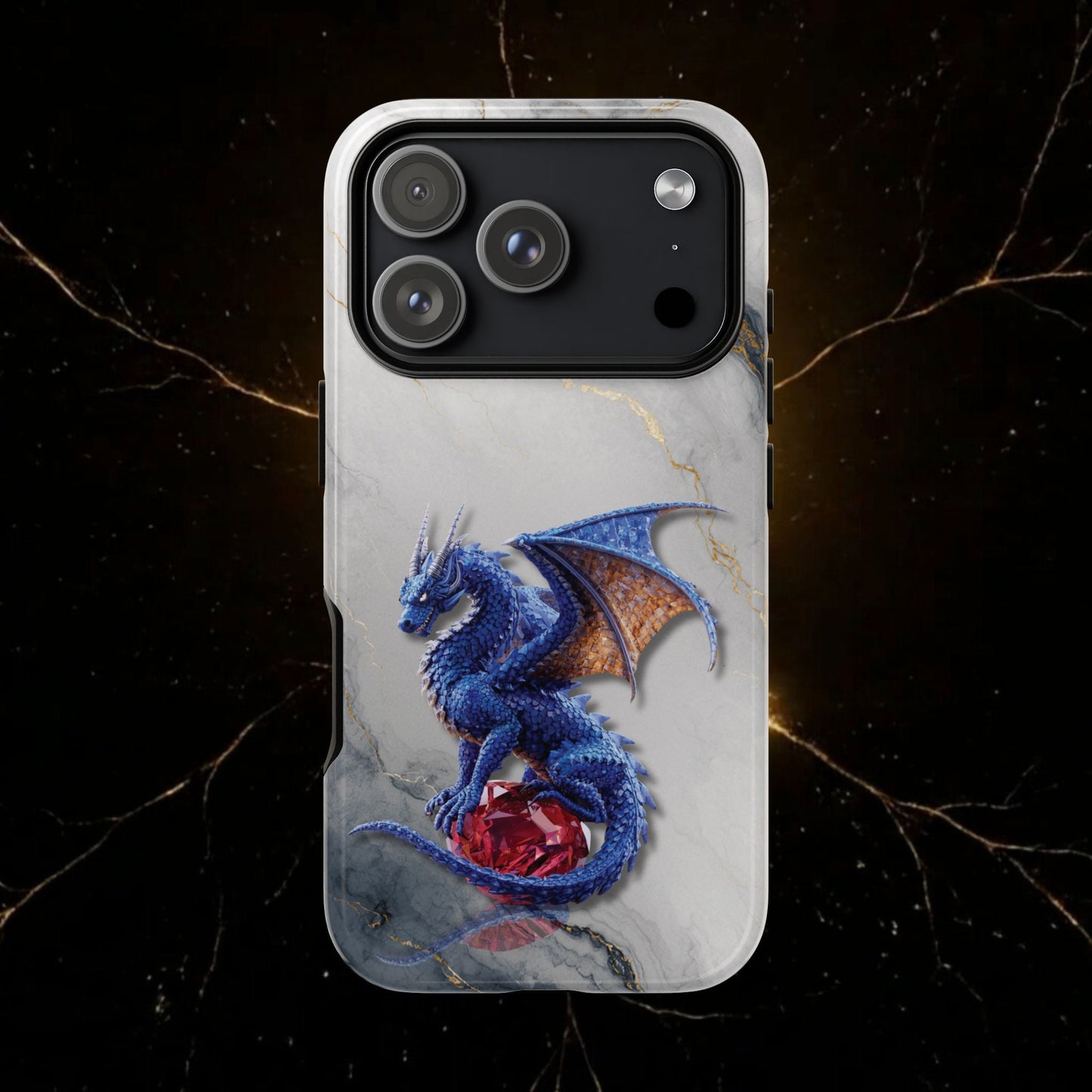 Lapis Dragon Gem Guardian Phone Case