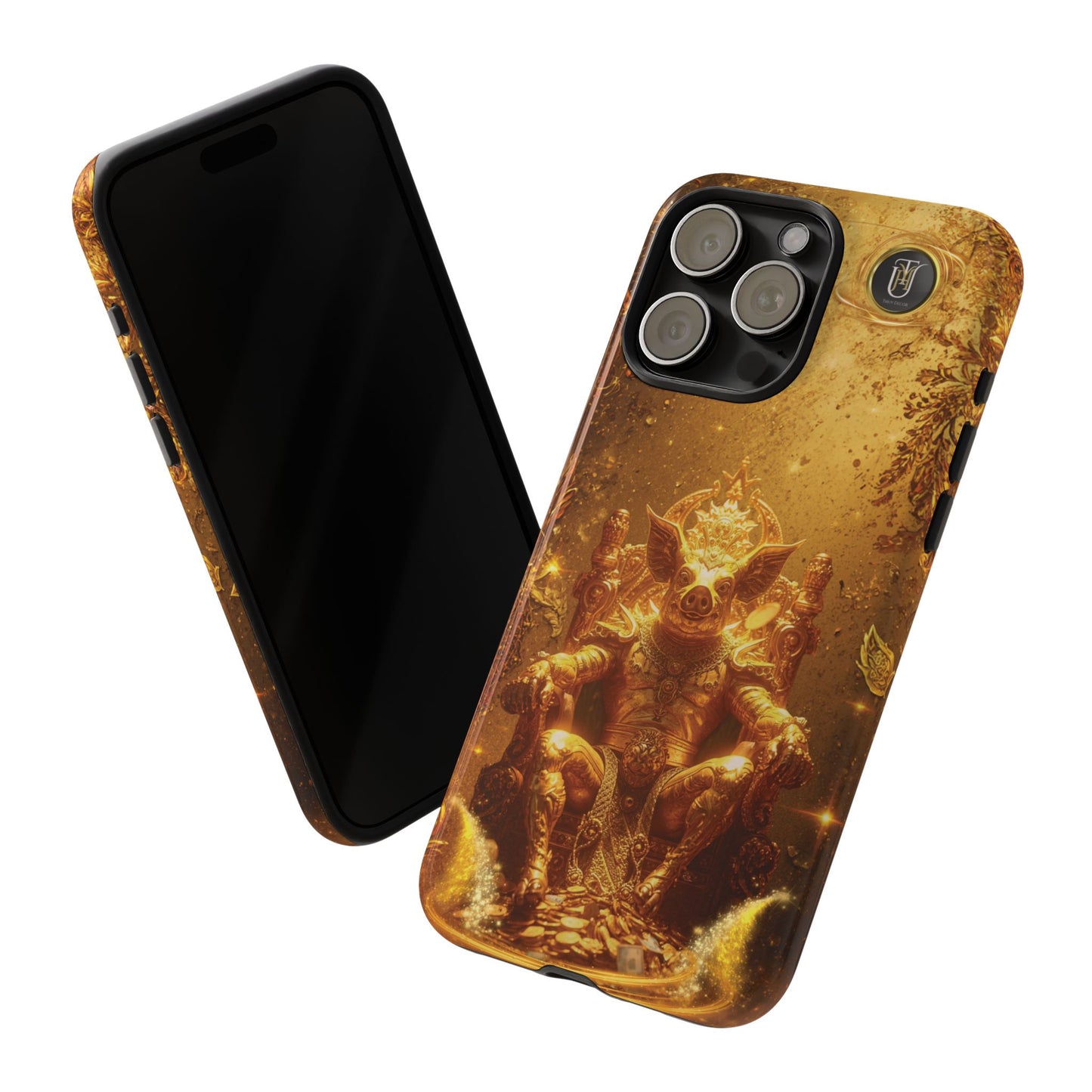 Lunar Pig Zodiac Phone Case — Fortune Totem for Wealth & Protection