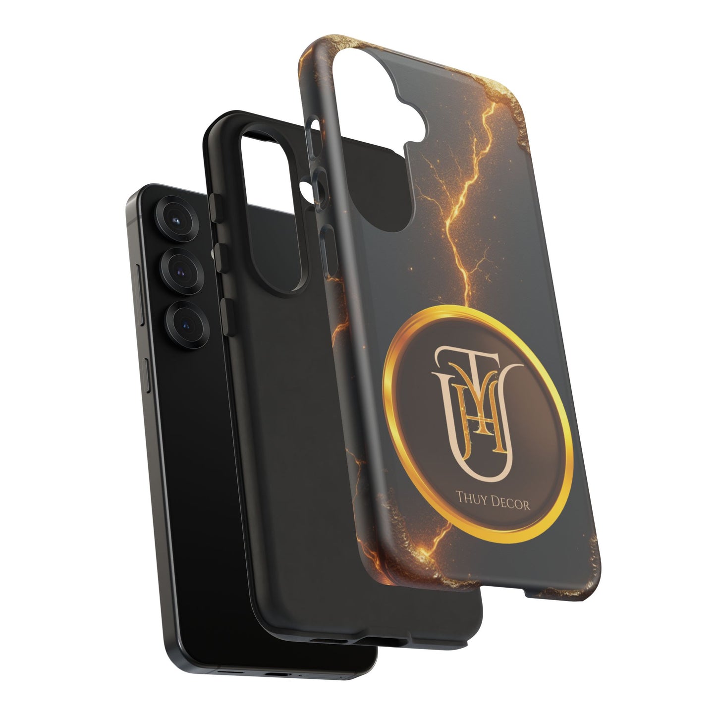 Black & Gold Luxurious Thuy Decor Brand Cover Phone Case