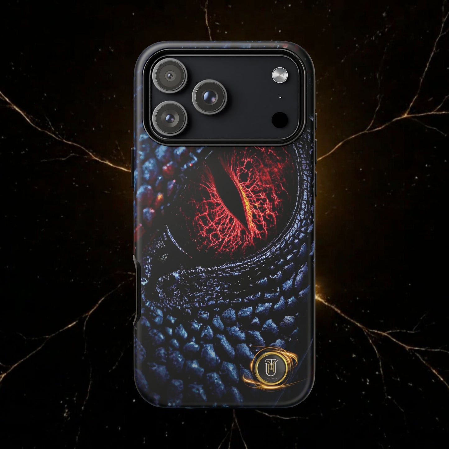 Evil Dragon Eye Phone Case — 'It Looks at You' Protective Cover