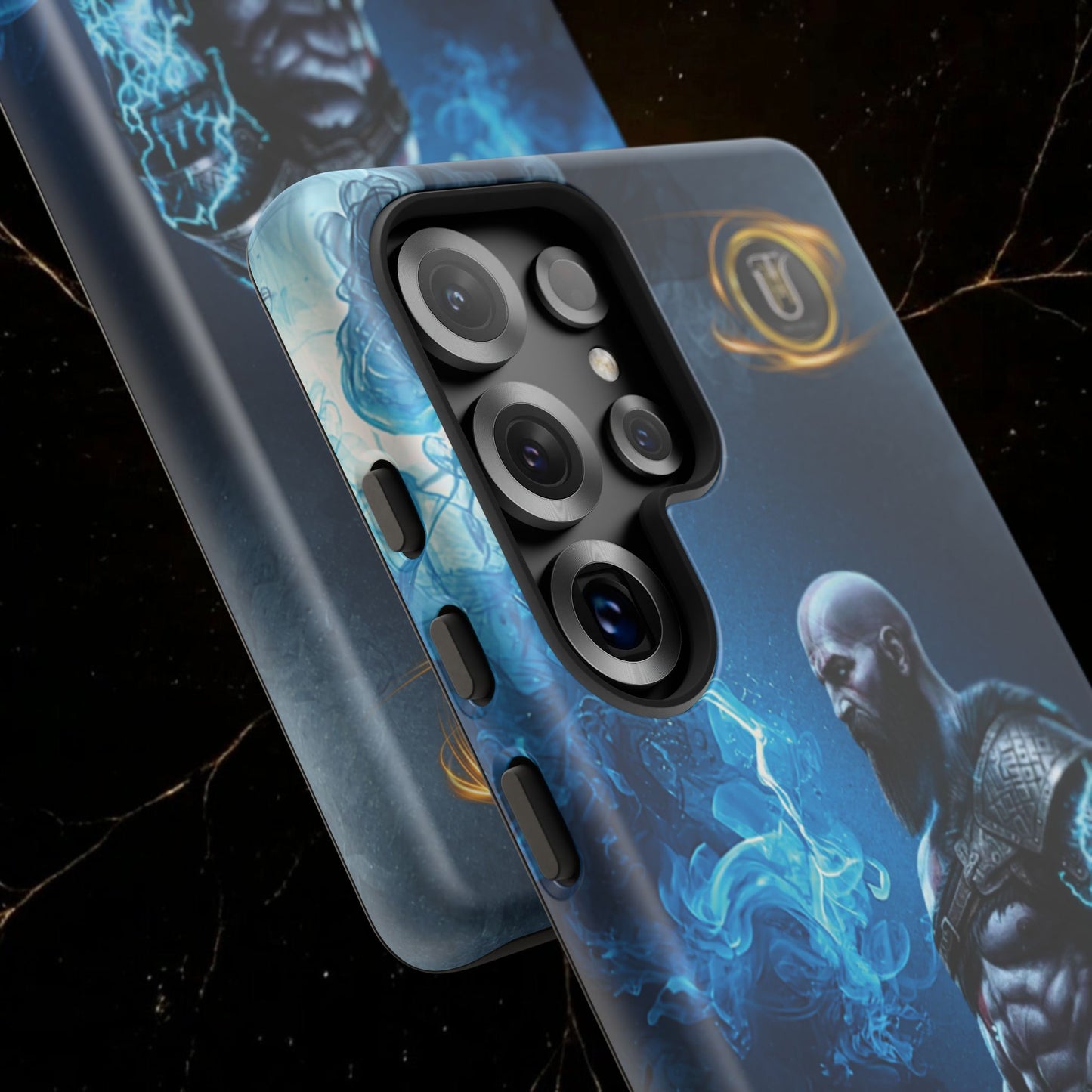 Norse Warrior Phone Case — Viking Shield & Helmet Tough Cover