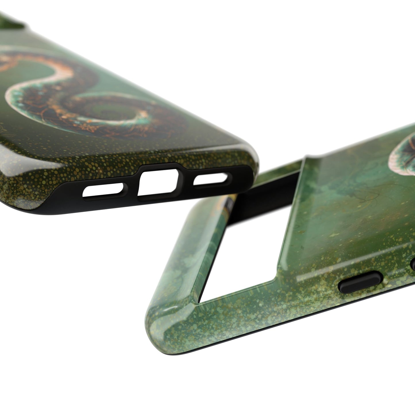 Lunar Snake Phone Case — Eternity Serpent Design