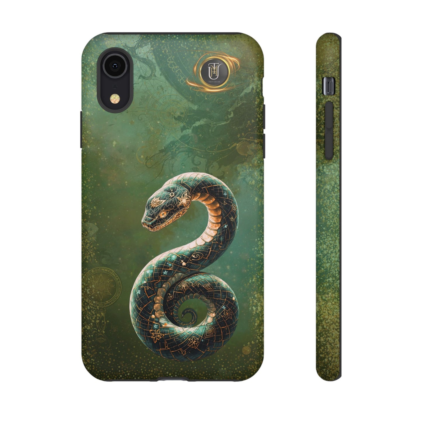 Lunar Snake Phone Case — Eternity Serpent Design
