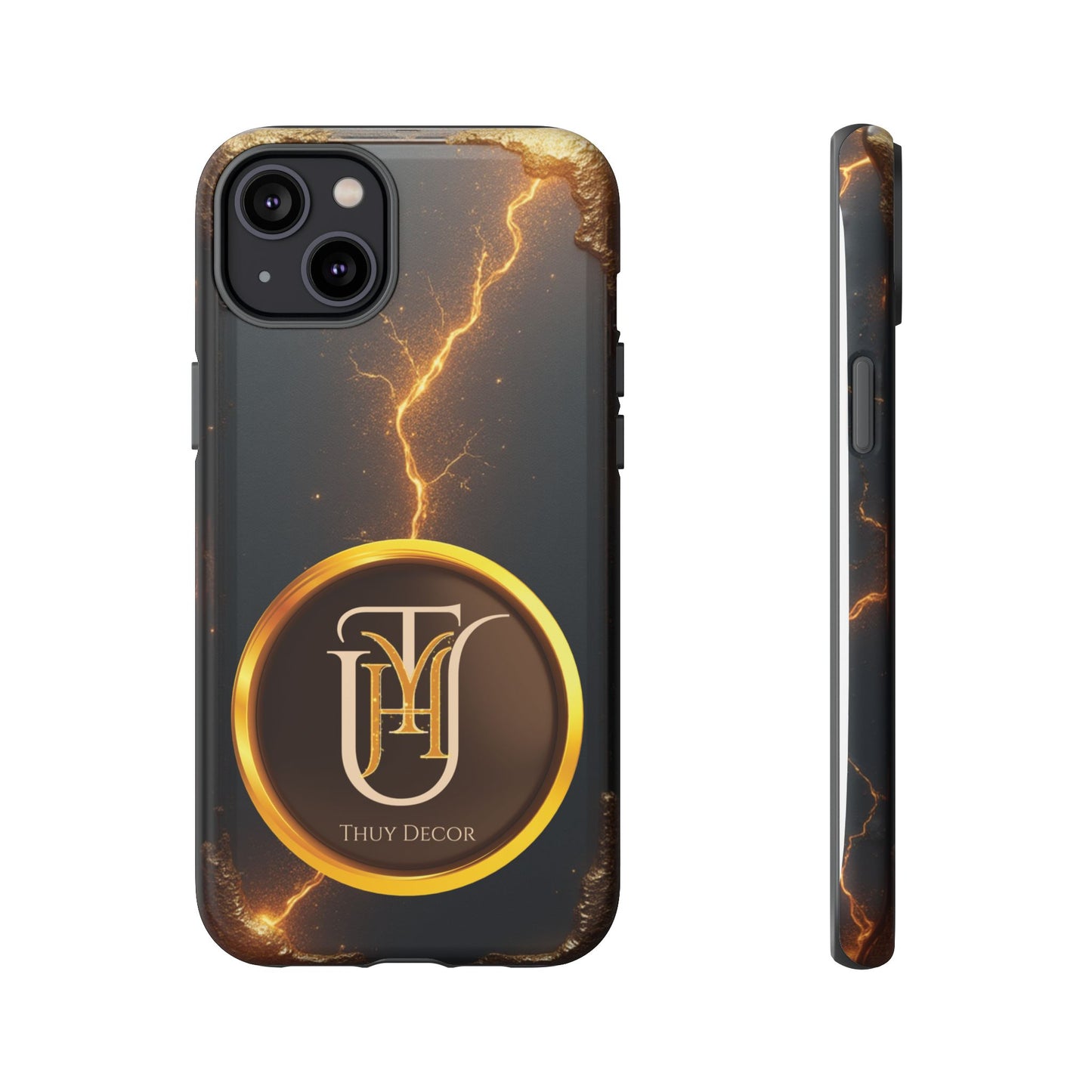 Black & Gold Luxurious Thuy Decor Brand Cover Phone Case