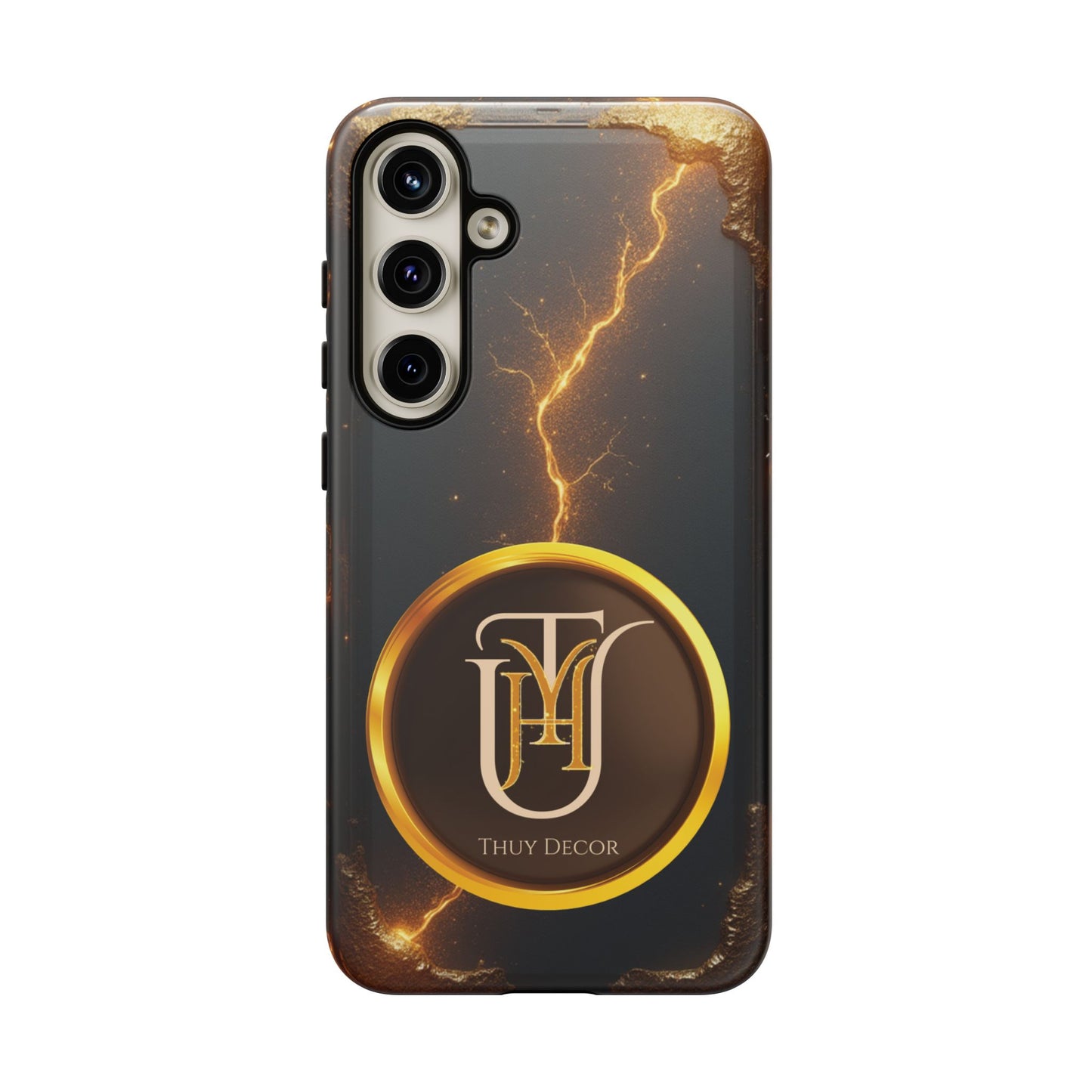 Black & Gold Luxurious Thuy Decor Brand Cover Phone Case
