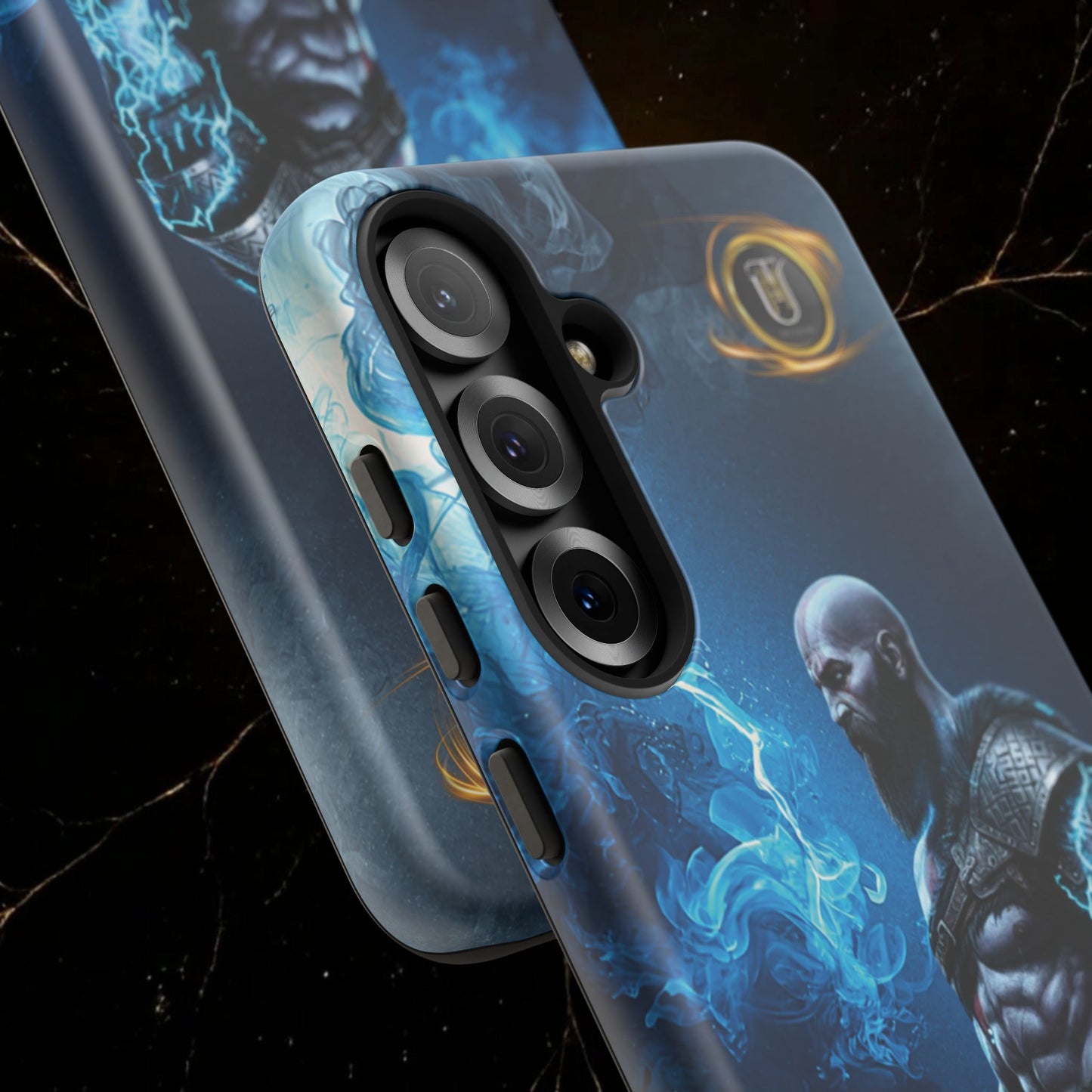 Norse Warrior Phone Case — Viking Shield & Helmet Tough Cover