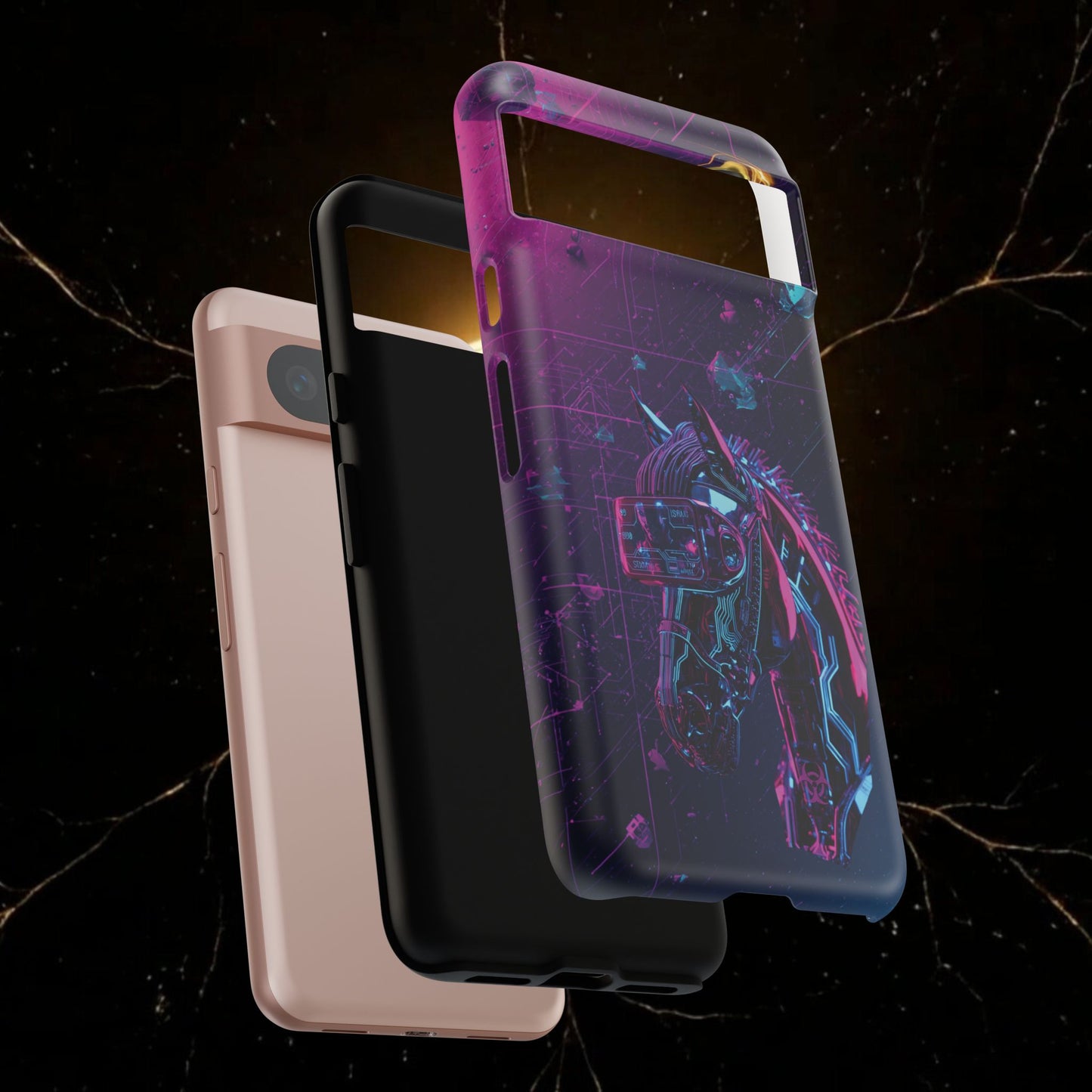 Cyber Lunar Horse Tough Case — Quantum P Phone Cover
