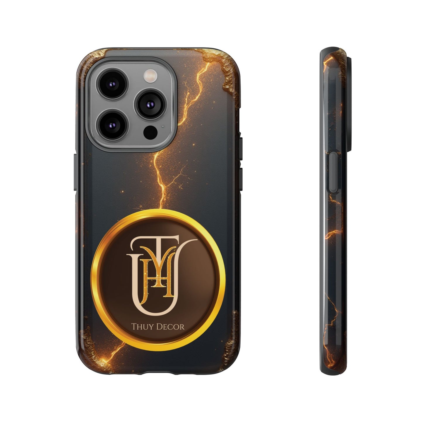 Black & Gold Luxurious Thuy Decor Brand Cover Phone Case